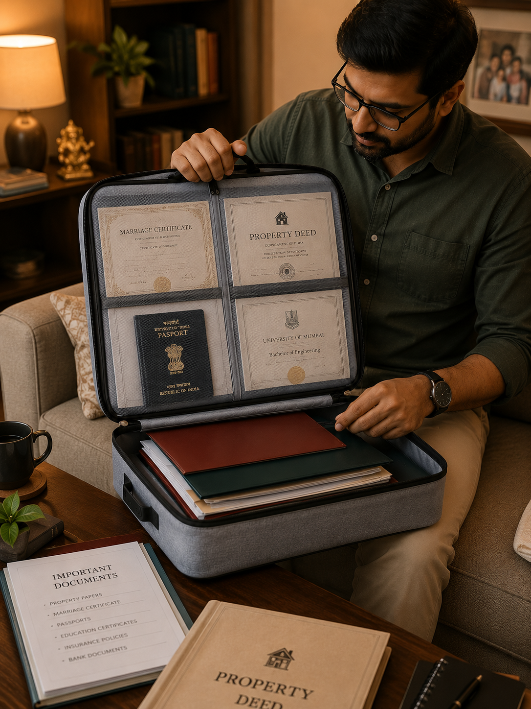 Waterproof Portable Document Storage Bag